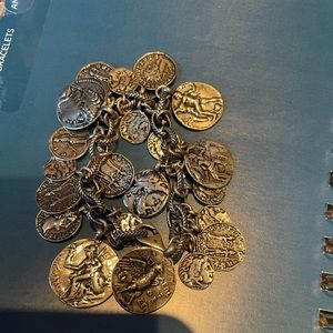 Rare, Sterling Silver coin bracelet. Silpada